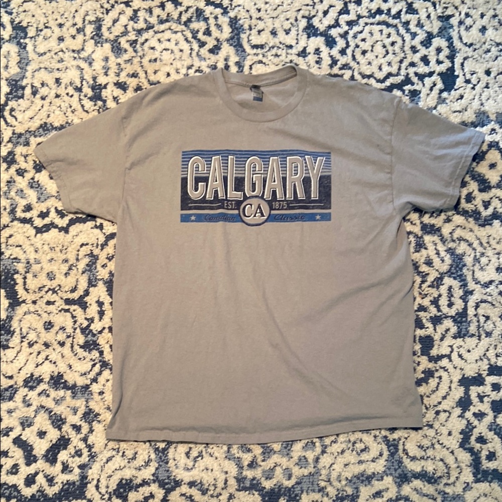 Gray Calgary Graphic T-Shirt